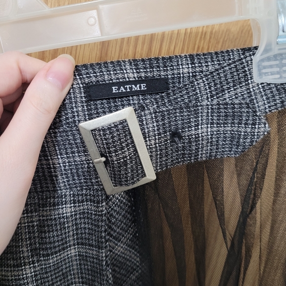 EATME shirt collar pleated wrap dress - Picture 10 of 11